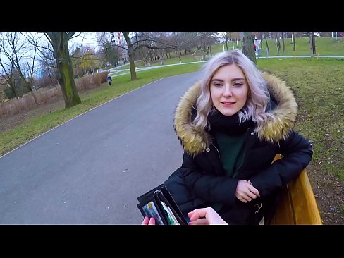 ❤️ Глотает горячую сперму незнакомца за деньги - минет в парке от Eva Elfie Ебля на нашем сайте ️